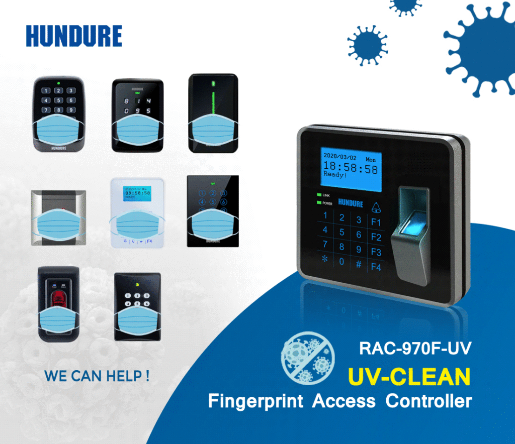 HUNDURE RAC-970F-UV 『UV-CLEAN』指紋門禁控制主機(jī)! 1 news en 012