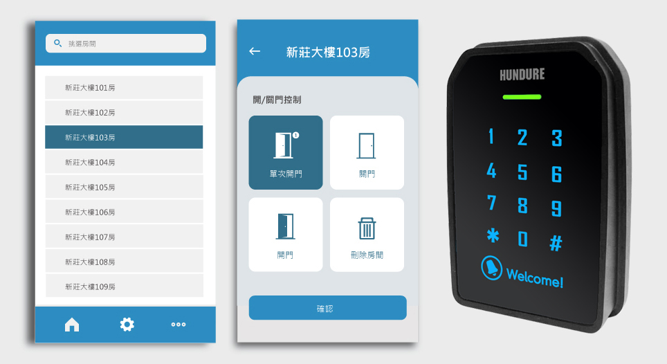 Hundure出租套房遠(yuǎn)端門禁管理 2 2